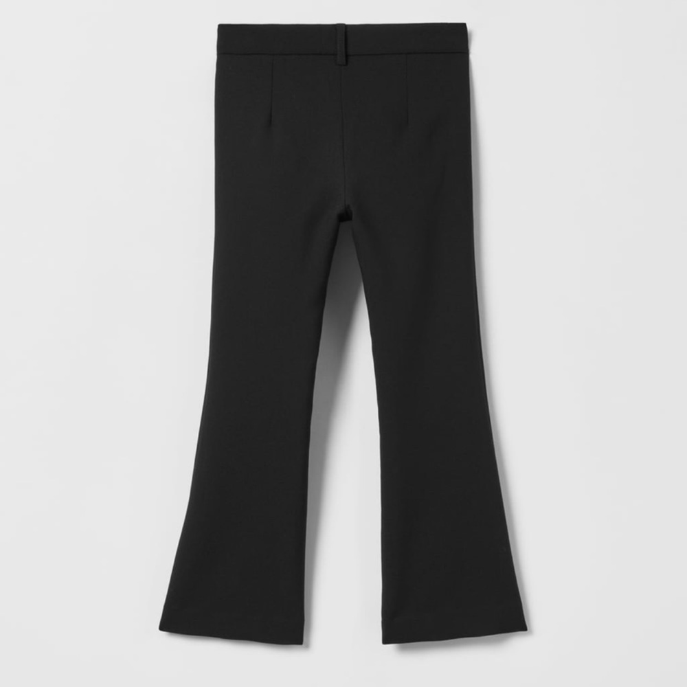Zara Rib Detail Flare Pants - Picture 3 of 11
